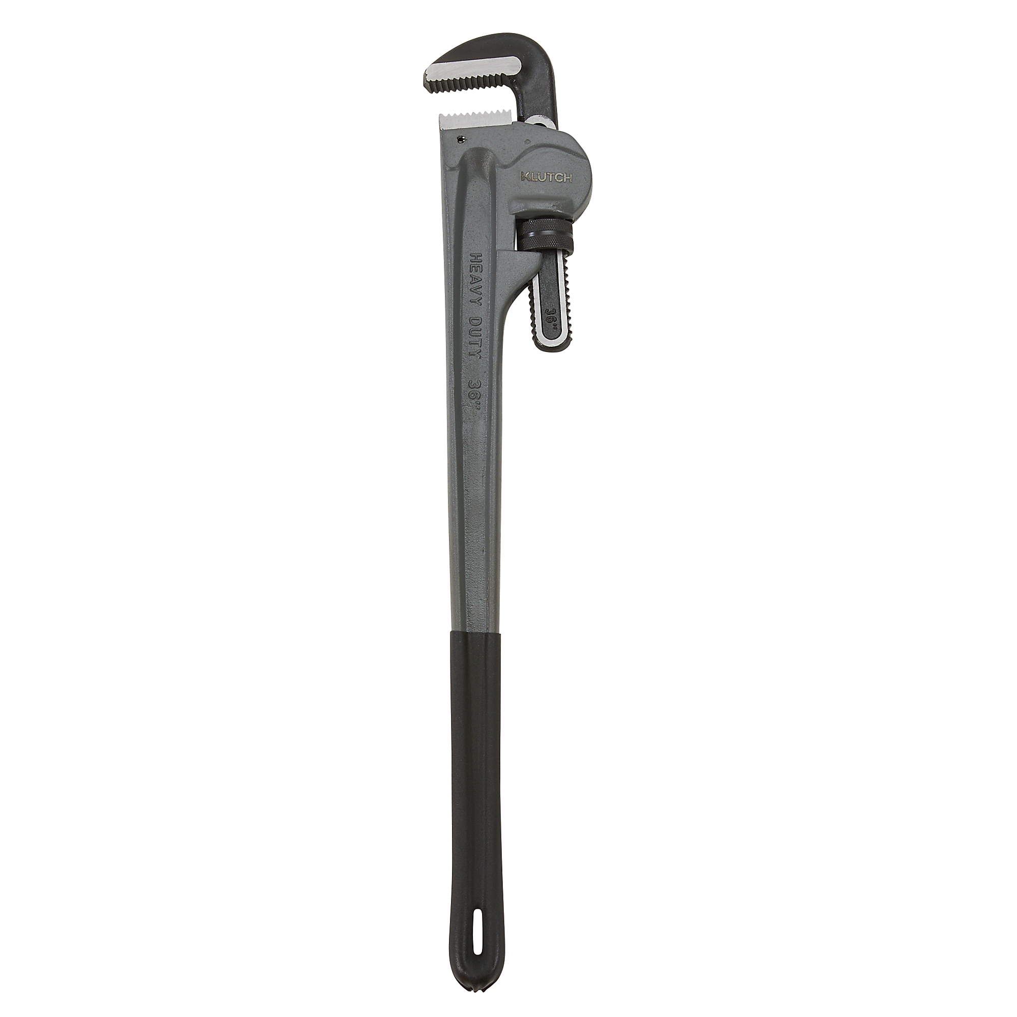 Klutch 36in. Pipe Wrench, 4in. Jaw Capacity, Steel Handle